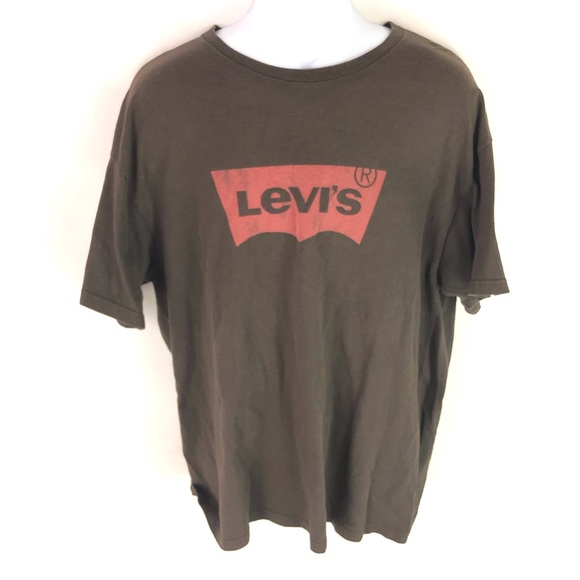 Levi's Other - Levis T Tee Shirt Short Sleeve Red Logo Spell Out